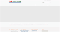 Desktop Screenshot of bhumika.ca